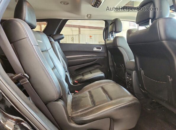1C4RDJEG8JC486581 2018 DODGE DURANGO Black Widok wnętrza z tyłu