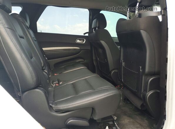 1C4RDJFG1LC442634 2020 DODGE DURANGO White Widok wnętrza z tyłu