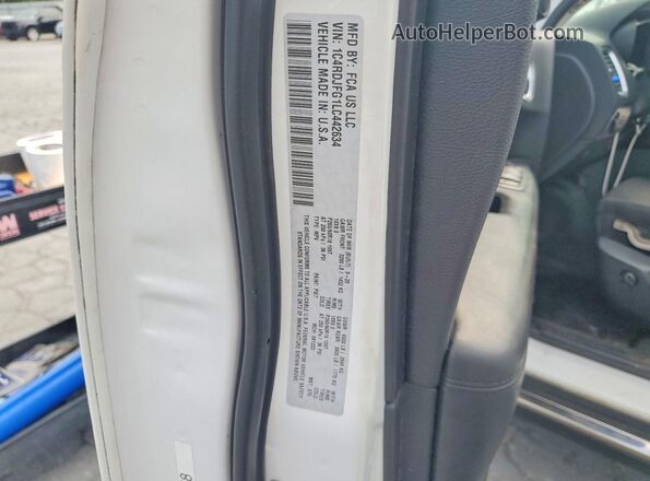1C4RDJFG1LC442634 2020 DODGE DURANGO White Widok wnętrza 360 stopni