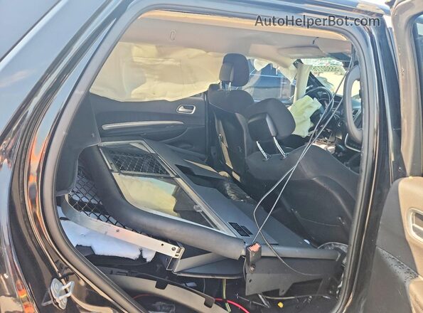 1C4RDJFG2LC369967 2020 DODGE DURANGO Black Widok tylnych siedzeń