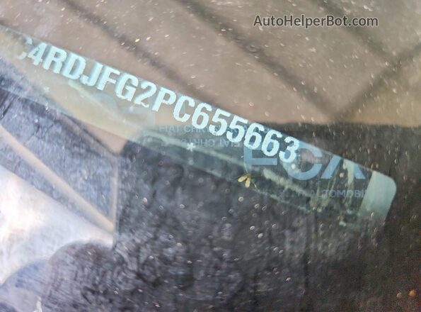 1C4RDJFG2PC655663 2023 DODGE DURANGO Gray VIN կոդի պիտակի տեսք