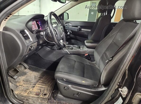 1C4RDJFG5HC906905 2017 DODGE DURANGO Черный Вид салона спереди