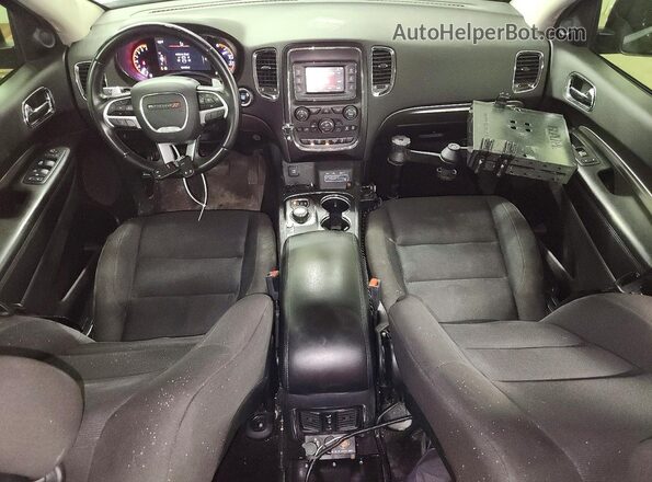 1C4RDJFG5HC906905 2017 DODGE DURANGO Черный Вид панели приборов