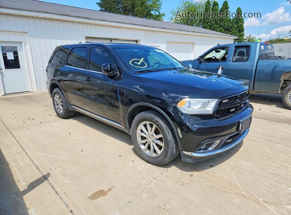 1C4RDJFG5HC906905 2017 DODGE DURANGO Черный Передняя правая четверть