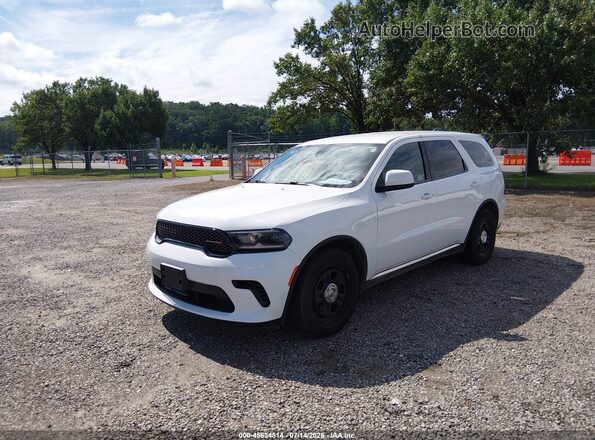 1C4RDJFG5MC723255 2021 DODGE DURANGO Белый Передняя левая четверть