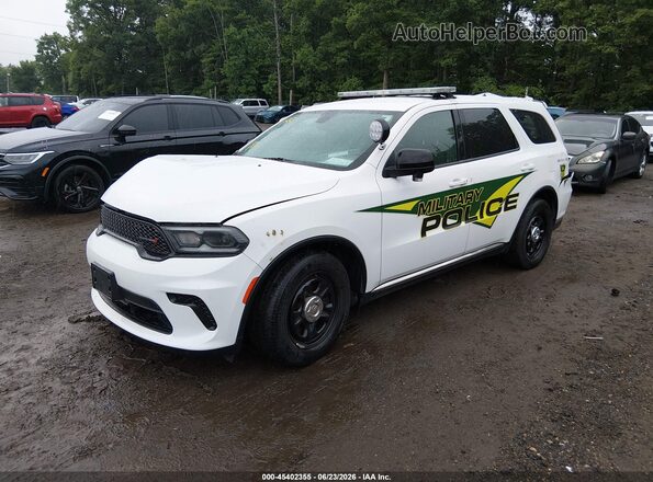 1C4RDJFG5RC258404 2024 DODGE DURANGO White Առջևի ձախ երեք քառորդ տեսարան