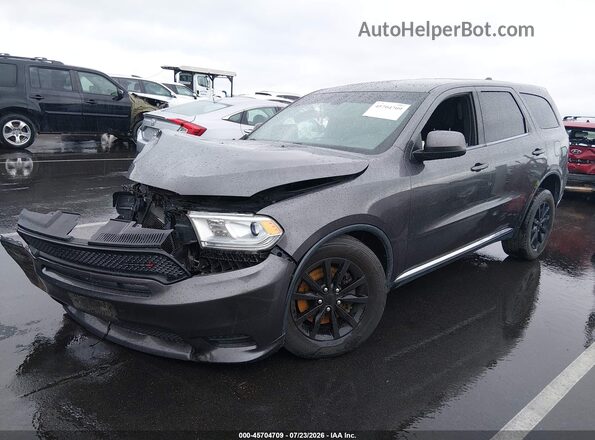 1C4RDJFG7KC625342 2019 DODGE DURANGO Gray Vista tres cuartos delantera izquierda