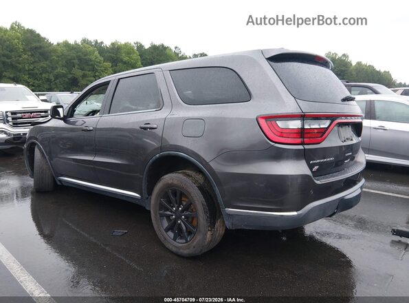 1C4RDJFG7KC625342 2019 DODGE DURANGO Gray Trasero izquierdo