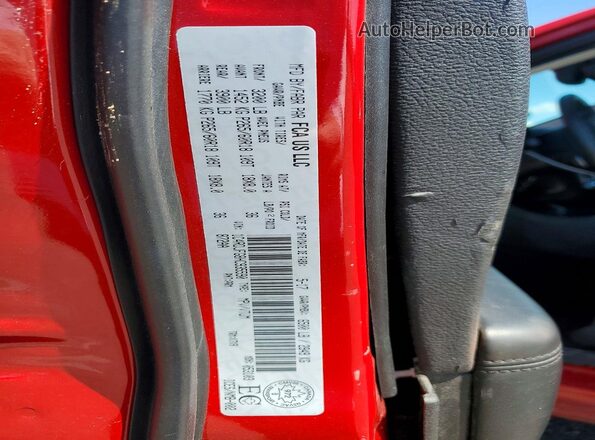 1C4RDJFG8HC935590 2017 DODGE DURANGO Red VIN կոդի պիտակի տեսք