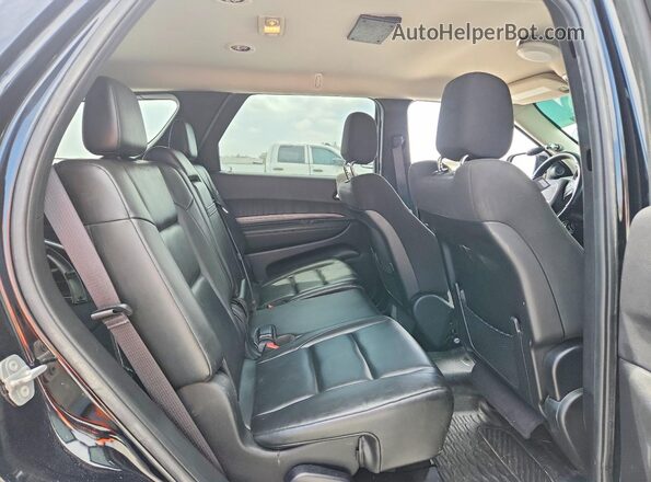1C4RDJFG8NC136016 2022 DODGE DURANGO Black Вид задніх сидінь