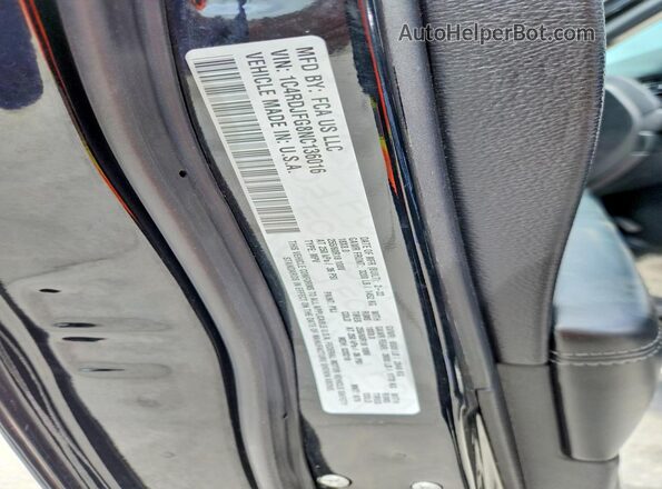 1C4RDJFG8NC136016 2022 DODGE DURANGO Black Вид підкапотного простору