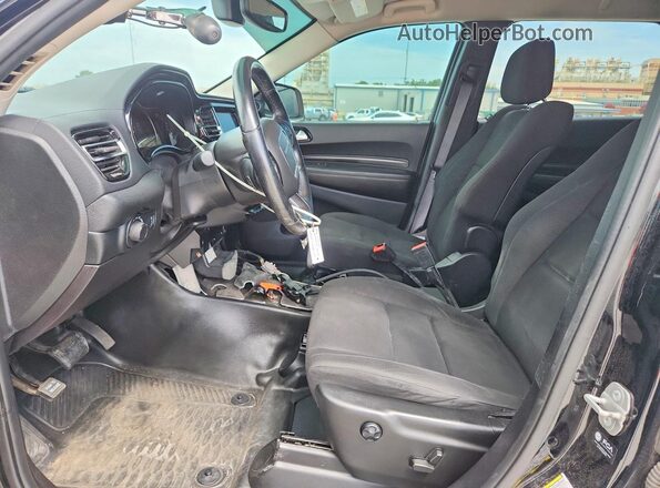 1C4RDJFG8NC136016 2022 DODGE DURANGO Black Вид салону спереду