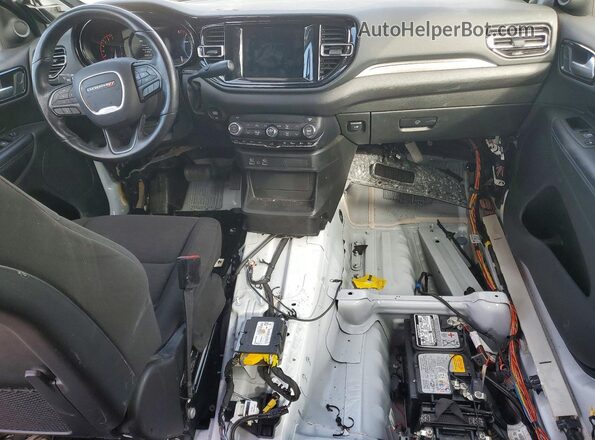 1C4RDJFGXPC691729 2023 DODGE DURANGO White Առջևի վահանակի տեսք