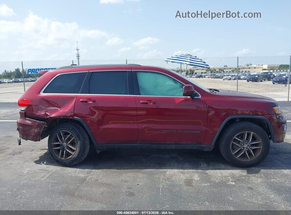 1C4RJEAG0JC363802 2018 JEEP GRAND CHEROKEE Red Widok zestawu wskaźników