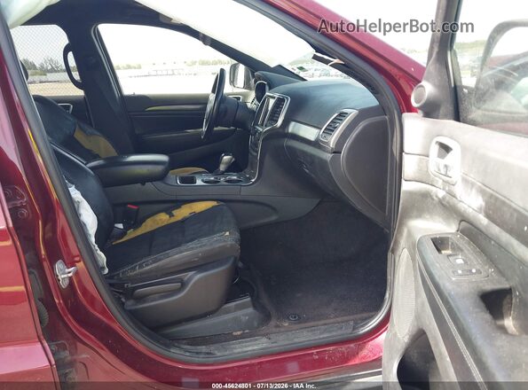 1C4RJEAG0JC363802 2018 JEEP GRAND CHEROKEE Red Widok wnętrza z przodu
