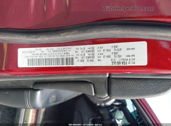 1C4RJEAG0JC363802 2018 JEEP GRAND CHEROKEE Red Widok komory silnika