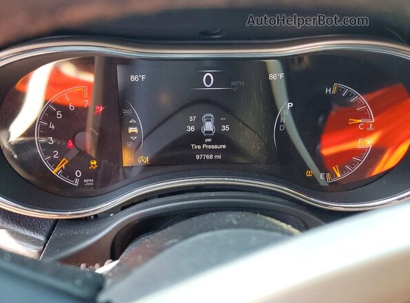 1C4RJEAG1GC314293 2016 JEEP GRAND Серебряный Вид щитка приборов