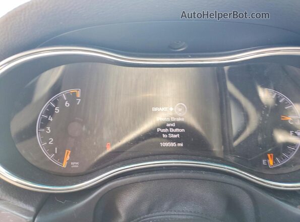 1C4RJEAG1HC816741 2017 JEEP GRAND Черный Вид щитка приборов