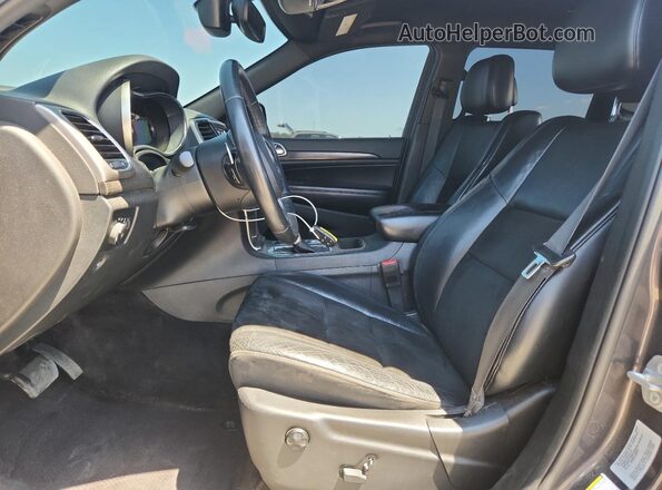 1C4RJEAG1HC952335 2017 JEEP GRAND Gray Front interior view