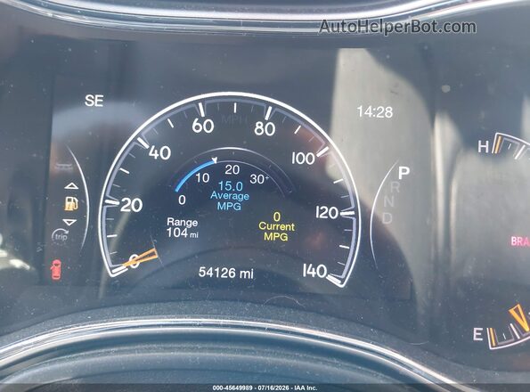 1C4RJEAG2KC816819 2019 JEEP GRAND CHEROKEE White Հետևի նստատեղերի տեսք