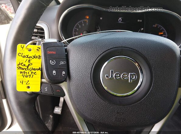 1C4RJEAG3JC394641 2018 JEEP GRAND CHEROKEE White Առջևի վահանակի տեսք