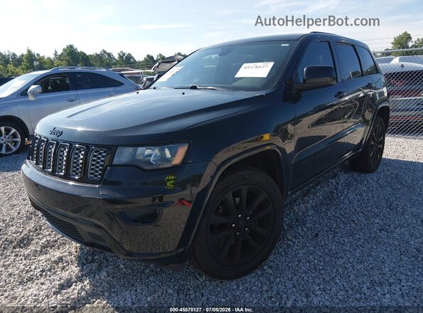1C4RJEAG4HC761783 2017 JEEP GRAND CHEROKEE Черный Передняя левая четверть