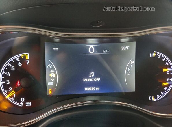 1C4RJEAG4JC185568 2018 JEEP GRAND Gray Vista del cuadro de instrumentos