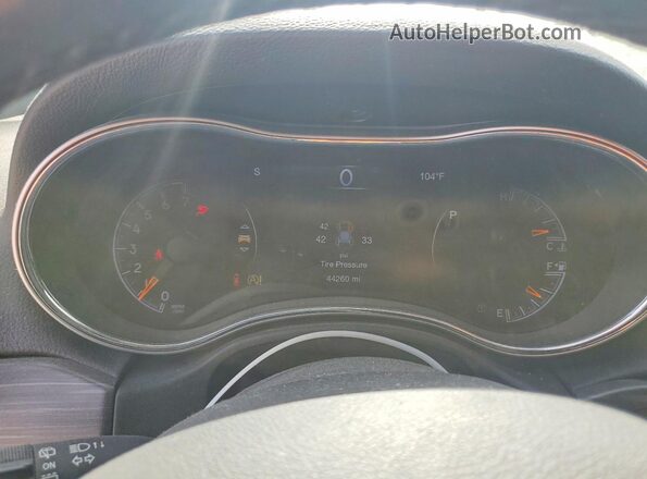 1C4RJEAG4KC596910 2019 JEEP GRAND White Instrument cluster view