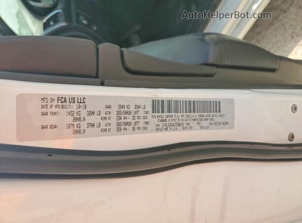 1C4RJEAG4KC596910 2019 JEEP GRAND White 360 interior view