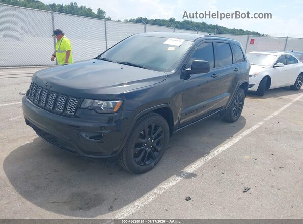 1C4RJEAG4MC679885 2021 JEEP GRAND CHEROKEE Black წინა მარცხენა ხედი სამი მეოთხედიდან