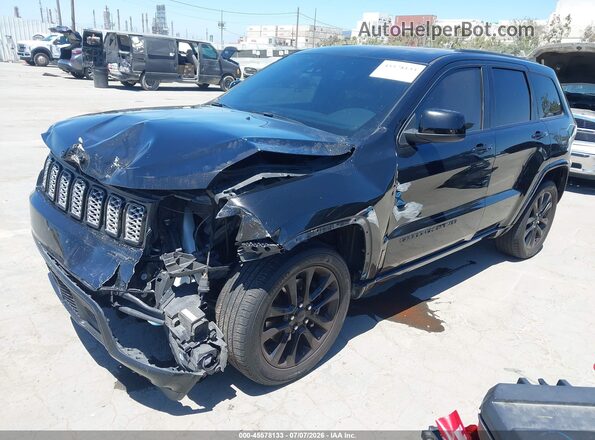 1C4RJEAG4MC739406 2021 JEEP GRAND CHEROKEE Черный Передняя левая четверть