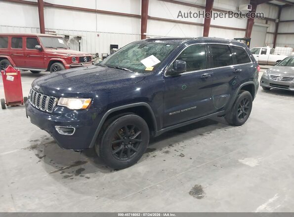 1C4RJEAG6JC301062 2018 JEEP GRAND CHEROKEE Blue Передня ліва чверть
