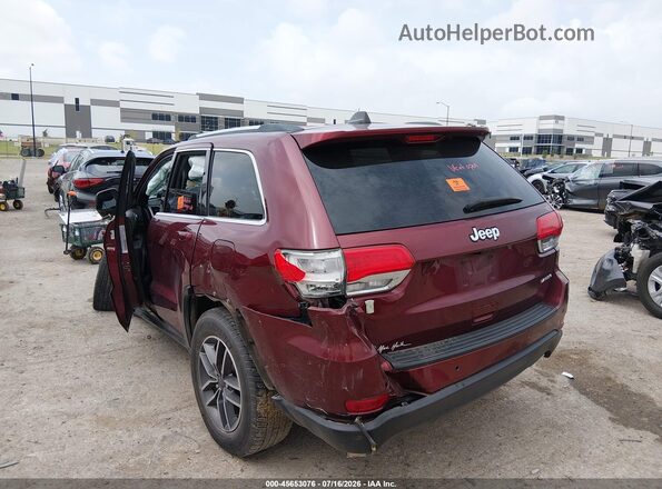 1C4RJEAG6KC556540 2019 JEEP GRAND CHEROKEE Бордовый Задняя левая четверть