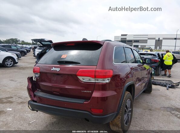 1C4RJEAG6KC556540 2019 JEEP GRAND CHEROKEE Бордовый Задняя правая четверть