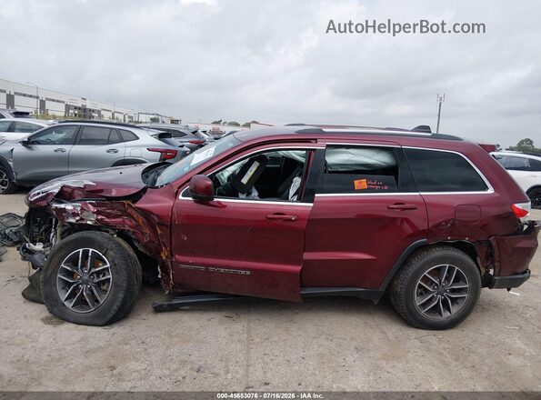 1C4RJEAG6KC556540 2019 JEEP GRAND CHEROKEE Бордовый Панорамный вид салона 360°