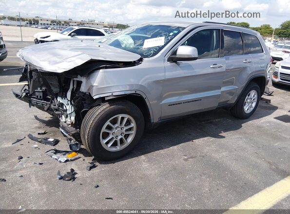 1C4RJEAG6KC662258 2019 JEEP GRAND CHEROKEE Silver Vista tres cuartos delantera izquierda