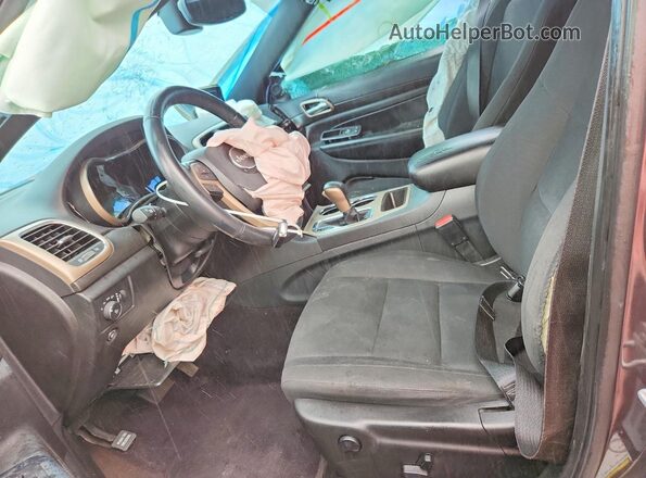 1C4RJEAG7HC628743 2017 JEEP GRAND Gray Вид салону спереду