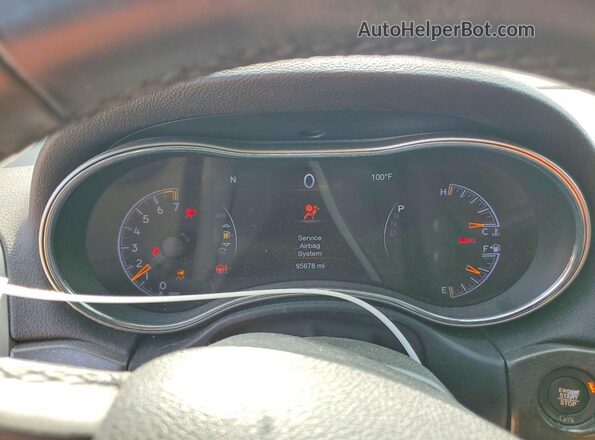 1C4RJEAG7JC168313 2018 JEEP GRAND Maroon ხელსაწყოთა პანელის ხედი