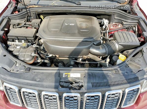 1C4RJEAG7JC168313 2018 JEEP GRAND Maroon ძრავის განყოფილების ხედი