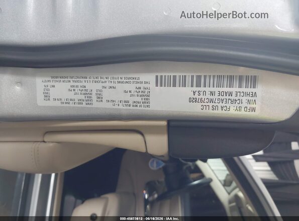 1C4RJEAG7MC797820 2021 JEEP GRAND CHEROKEE Silver Vista del compartimento del motor