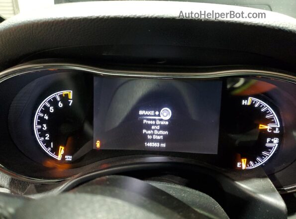 1C4RJEAG8HC717284 2017 JEEP GRAND Black Widok zestawu wskaźników