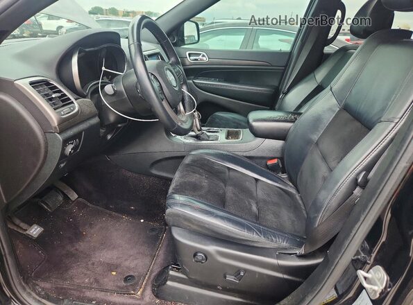 1C4RJEAG9JC110056 2018 JEEP GRAND Black Вид салону спереду