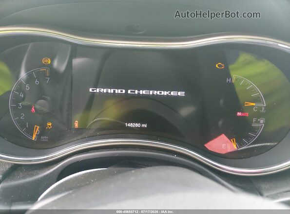 1C4RJEAGXGC436859 2016 JEEP GRAND CHEROKEE Red Rear seats view