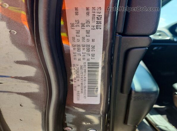 1C4RJEAGXJC471652 2018 JEEP GRAND Gray VIN sticker view