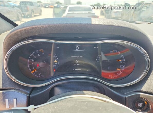 1C4RJEAGXJC471652 2018 JEEP GRAND Gray Instrument cluster view