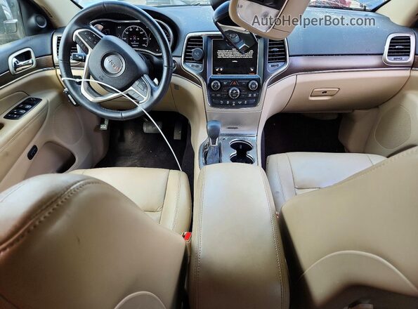 1C4RJEBG0GC422614 2016 JEEP GRAND Gray Вид панелі приладів