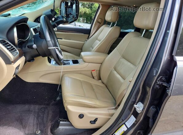 1C4RJEBG0GC422614 2016 JEEP GRAND Gray Вид салону спереду