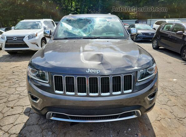 1C4RJEBG0GC422614 2016 JEEP GRAND Gray Вид спереду