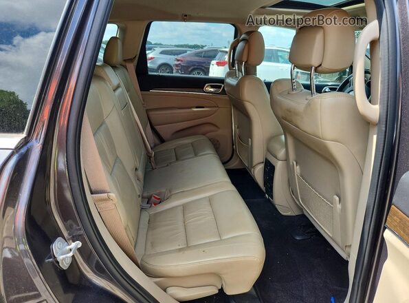 1C4RJEBG0GC422614 2016 JEEP GRAND Gray Вид задніх сидінь