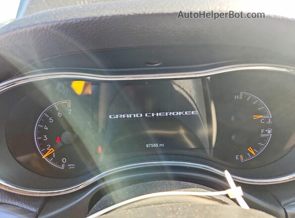 1C4RJEBG0LC294708 2020 JEEP GRAND Black ხელსაწყოთა პანელის ხედი